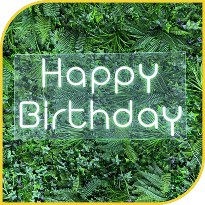 Néon "Happy Birthday"