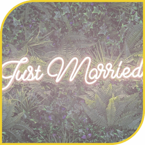 Néon "Just Married"