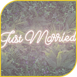 Néon "Just Married"