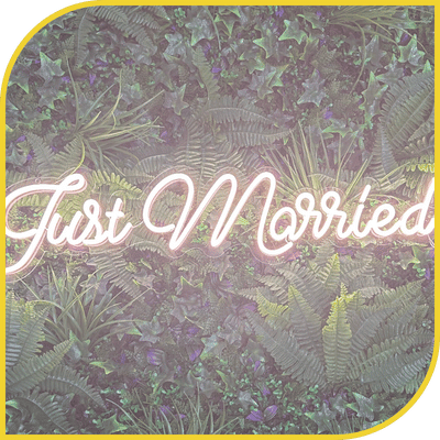 Néon "Just Married"