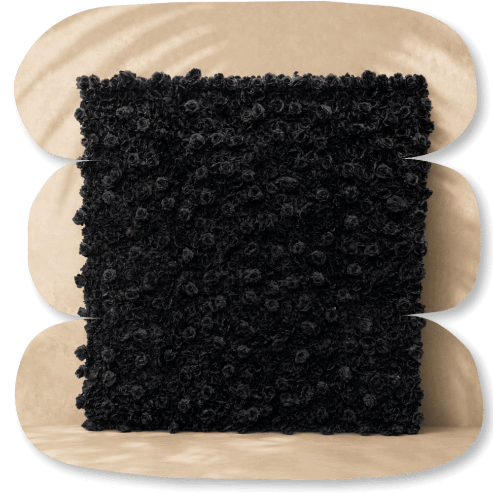 Mur de Roses Noires