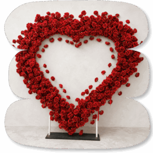 Coeur de Roses Rouges