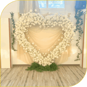 Coeur de Roses Blanches
