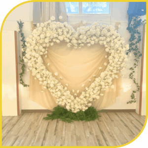 Coeur de Roses Blanches