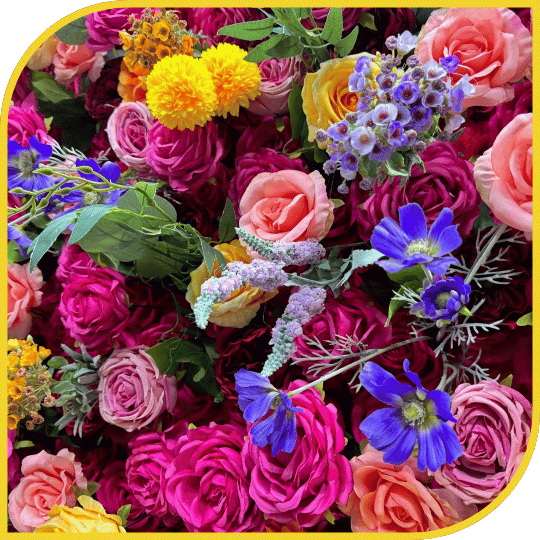 Mur mixte florale – Image 2