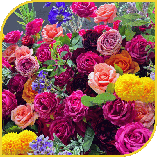 Mur mixte florale – Image 3