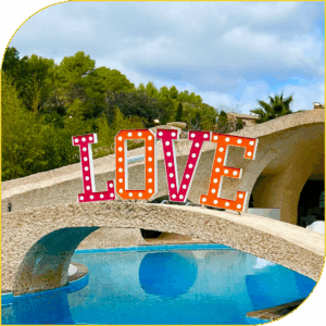 Forfait Love coloré