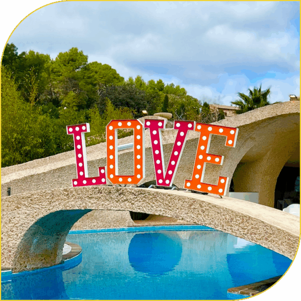 Forfait Love coloré