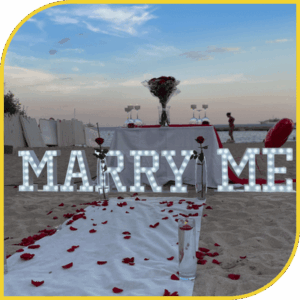 Forfait Marry me 45cm