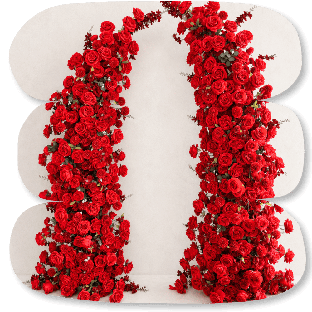 Arches Florales Rouges Duo