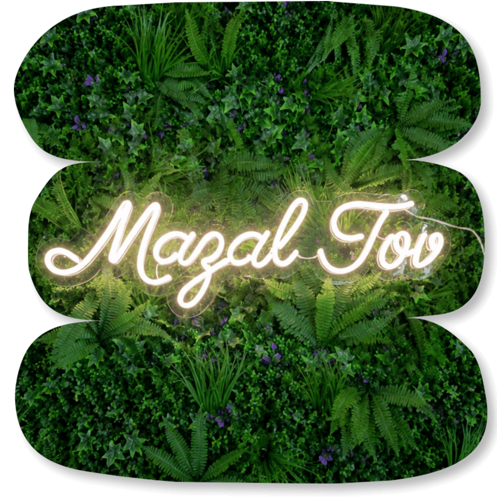 Néon LED « Mazal Tov »