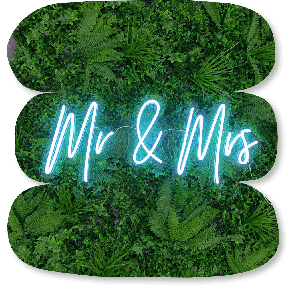 Néon LED « Mr & Mrs »