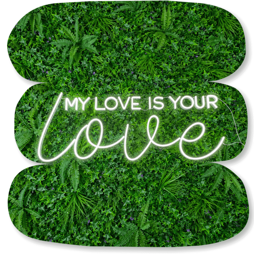 Néon LED « My Love Is Your Love »