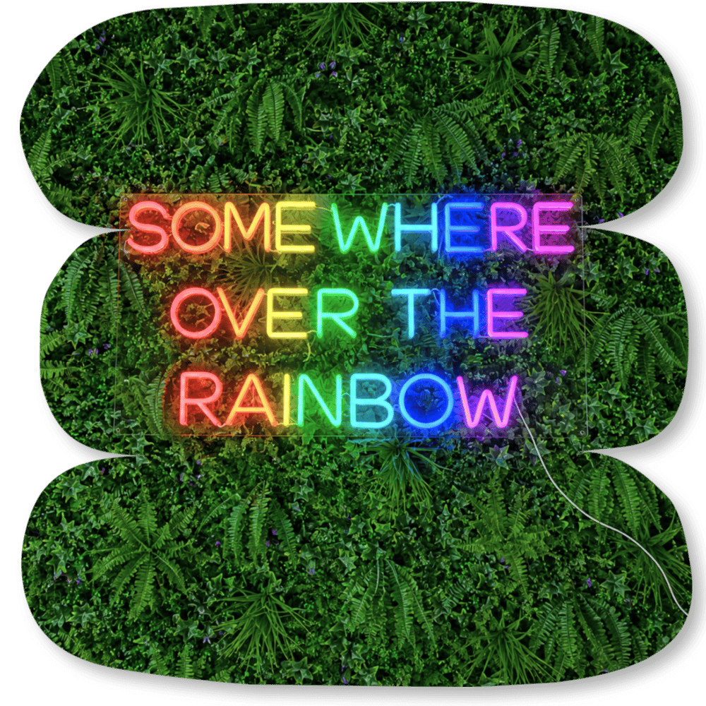 Néon LED « Somewhere Over the Rainbow »